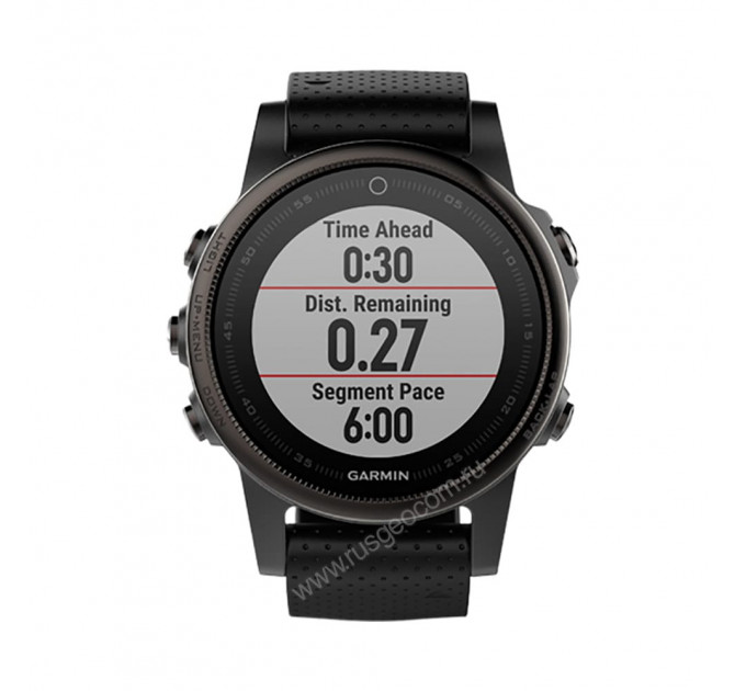 Часы Garmin Fenix 5S Sapphire черные с черным ремешком, 81378, от производителя Garmin