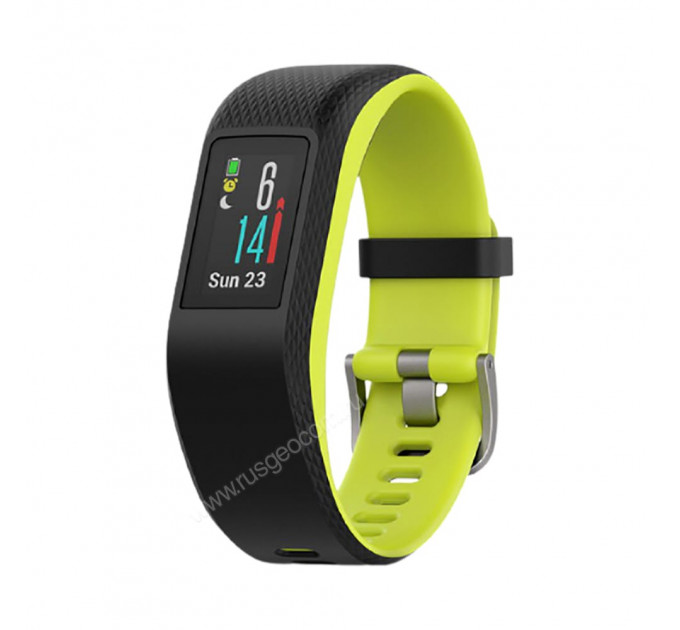 Фитнес-браслет Garmin Vivosport с GPS лимонные большой размер, 85086, от производителя Garmin