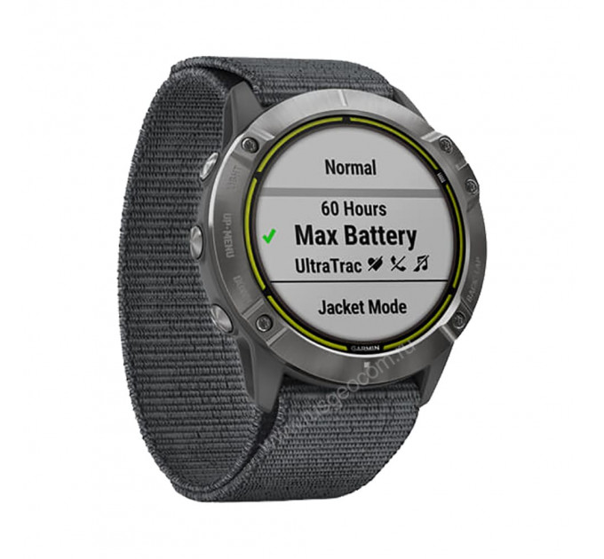 Часы Garmin Enduro стальной корпус и серый нейлоновый ремешок UltraFit, 106780, от производителя Garmin