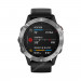 Часы Garmin Fenix 6 серебристые с черным ремешком, 95321, от производителя Garmin