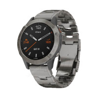 Часы Garmin Fenix 6 Sapphire титановый с титановым браслетом