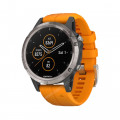 Часы Garmin Fenix 5 Plus Sapphire титановый с оранжевым ремешком Россия, 100124, от производителя Garmin