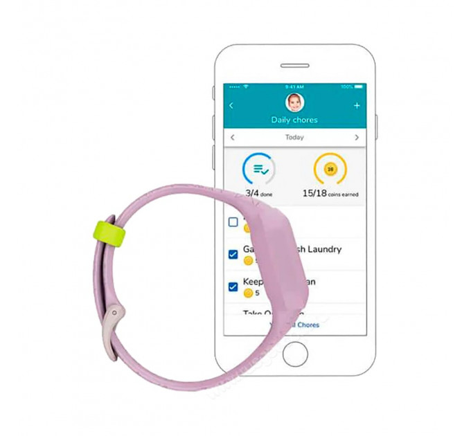 Фитнес-браслет Garmin Vivofit JR 3 Lilac Floral, 107929, от производителя Garmin
