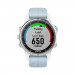 Часы Garmin Fenix 5S Plus белые с голубым ремешком, 85077, от производителя Garmin