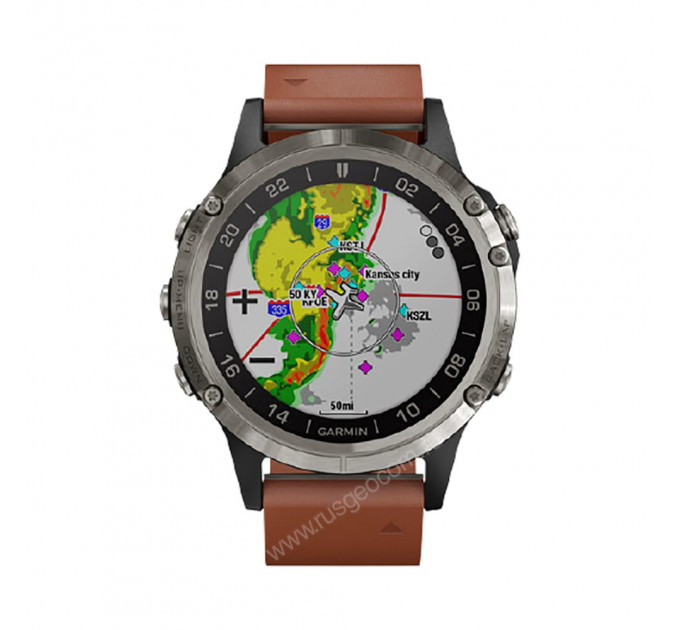 Часы Garmin D2 Delta для пилотов, кожаный ремешок, 98684, от производителя Garmin