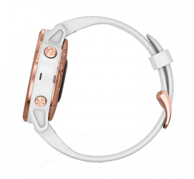 Часы Garmin Fenix 6S Pro розовое золото с белым ремешком, 100122, от производителя Garmin