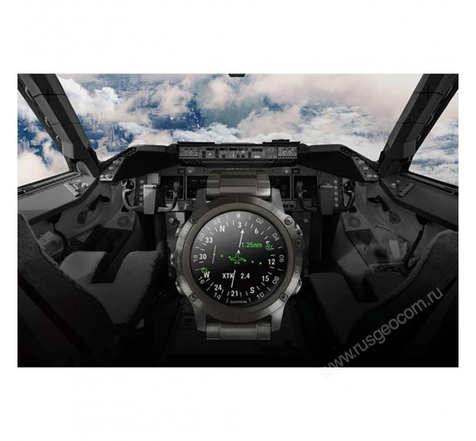 Часы Garmin D2 Delta PX для пилотов с титановым DLC ремешком, 98682, от производителя Garmin