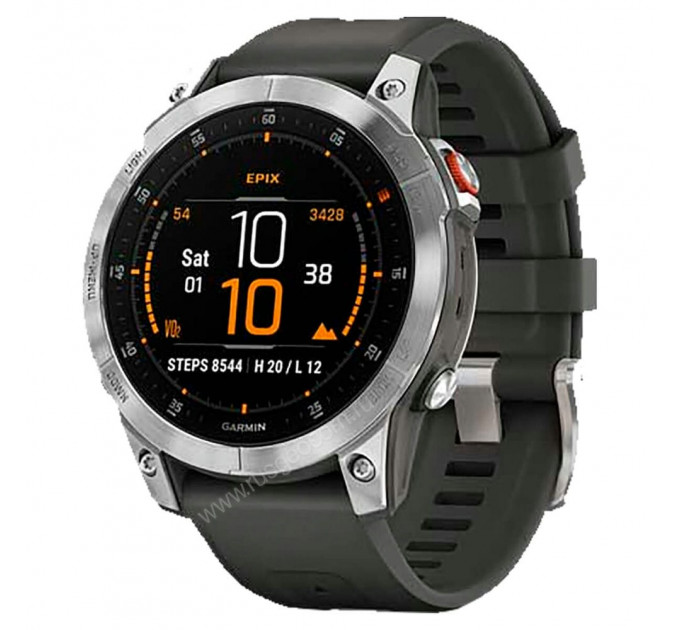 Часы Garmin Epix (Gen 2) серый стальной, 115254, от производителя Garmin