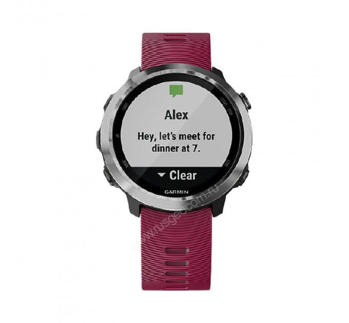 Часы Garmin Forerunner 645 Music с вишневым ремешком, 85073, от производителя Garmin