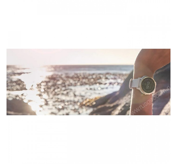 Часы Garmin Fenix 6S Pro Solar аметистовый с темно-серым ремешком, 100118, от производителя Garmin