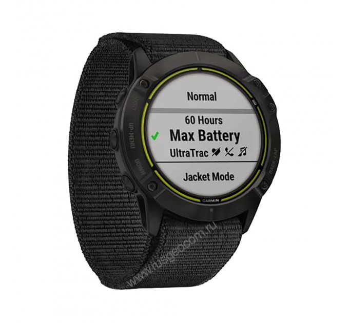 Часы Garmin Enduro титановый корпус с угольно-серым DLC-покрытием и черный нейлоновый ремешок UltraFit, 106785, от производителя Garmin