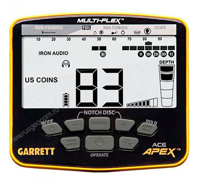 Металлоискатель Garrett ACE Apex 6x11+MS-3 + RGK MD-5, 98485, от производителя Garrett