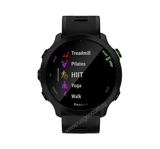 Часы Garmin Forerunner 55 черные, 107914, от производителя Garmin