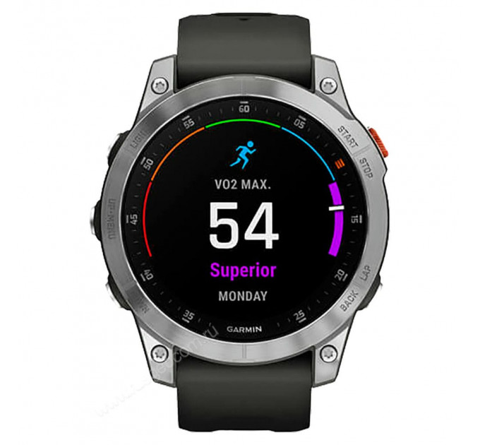 Часы Garmin Epix (Gen 2) серый стальной, 115254, от производителя Garmin