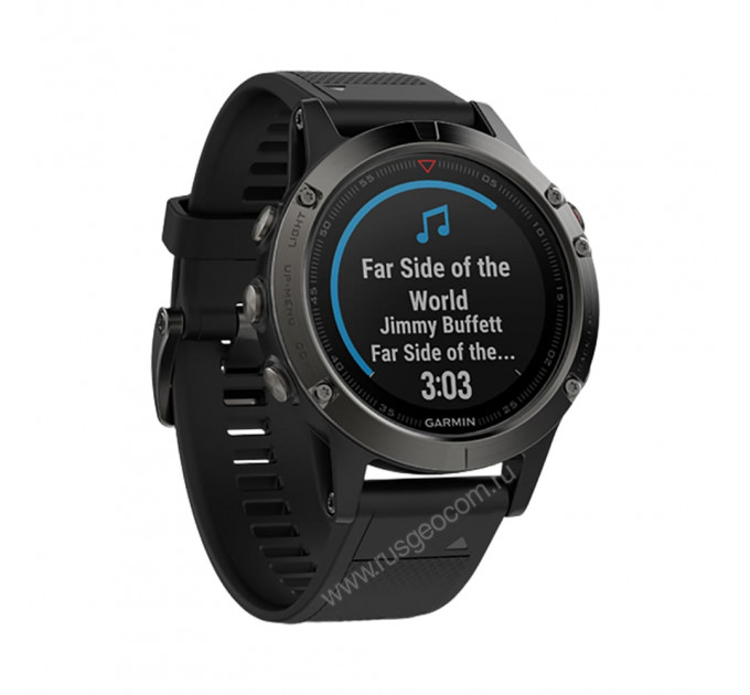Часы Garmin Fenix 5 Sapphire черные с черным ремешком, 106578, от производителя Garmin