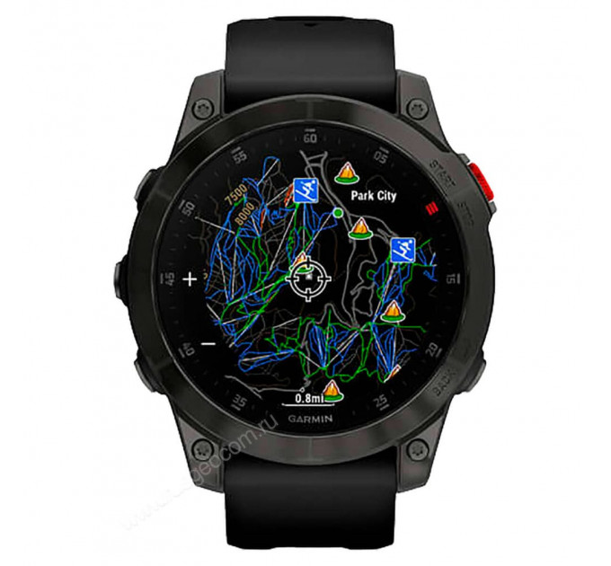Часы Garmin Epix (Gen 2) Sapphire титановый черный DLC, 115253, от производителя Garmin