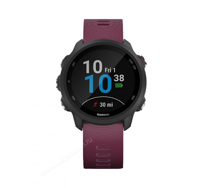 Часы Garmin Forerunner 245 черные с вишневым ремешком, 100150, от производителя Garmin