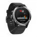 Часы Garmin Fenix 5 серебристые с черным ремешком, 100127, от производителя Garmin
