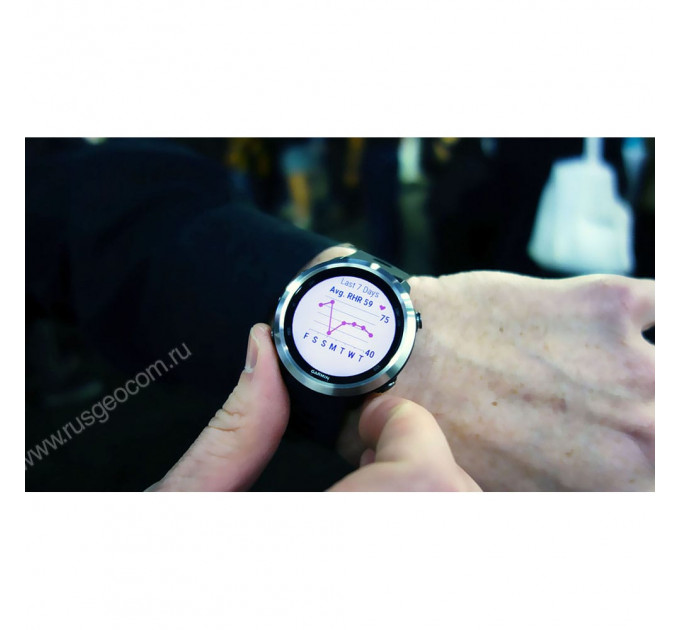 Часы Garmin Forerunner 645 Music с черным ремешком, 85071, от производителя Garmin