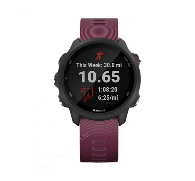 Часы Garmin Forerunner 245 черные с вишневым ремешком, 100150, от производителя Garmin