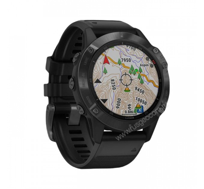 Часы Garmin Fenix 6 Pro черные с черным ремешком, 100111, от производителя Garmin