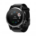 Часы Garmin Fenix 5S серебристые с черным ремешком, 81376, от производителя Garmin