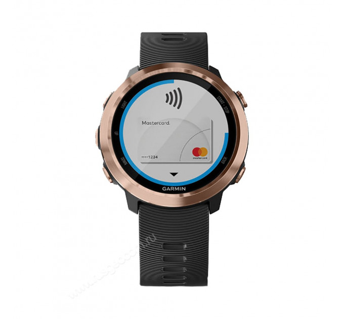 Часы Garmin Forerunner 645 Music розовое золото с черным ремешком, 100155, от производителя Garmin