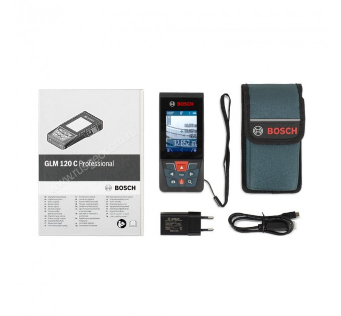 Лазерный дальномер Bosch GLM 120 C + BT 150 (0.601.072.F01), 83848, от производителя Bosch