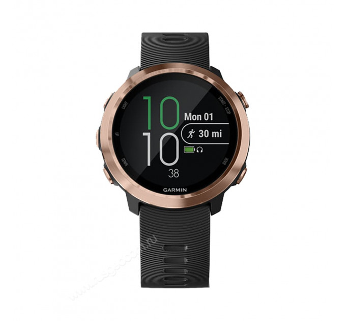 Часы Garmin Forerunner 645 Music розовое золото с черным ремешком, 100155, от производителя Garmin