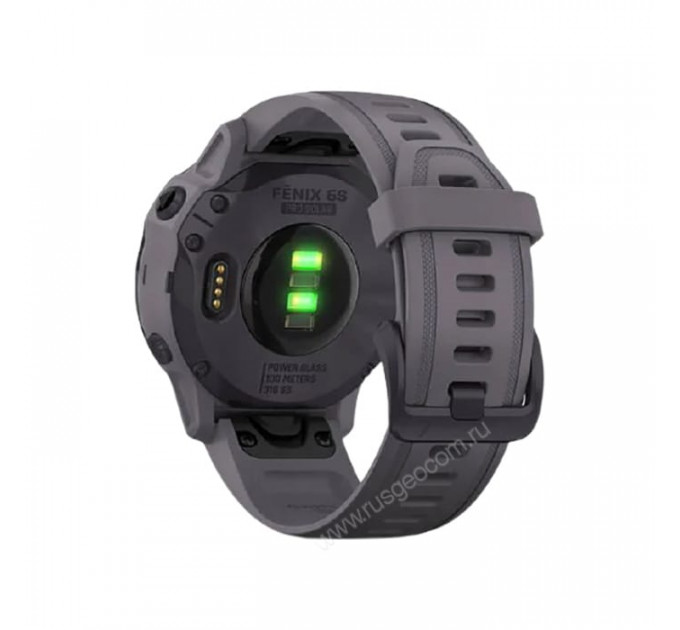Часы Garmin Fenix 6S Pro Solar аметистовый с темно-серым ремешком, 100118, от производителя Garmin