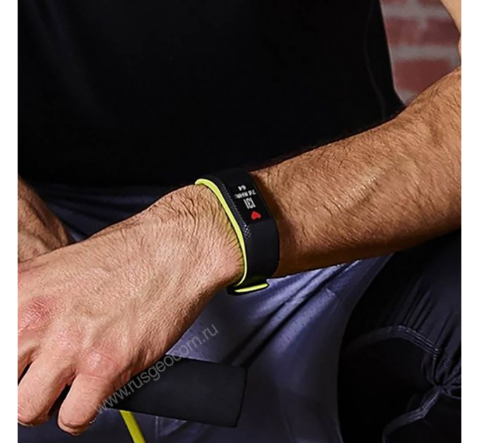 Фитнес-браслет Garmin Vivosport с GPS лимонные большой размер, 85086, от производителя Garmin