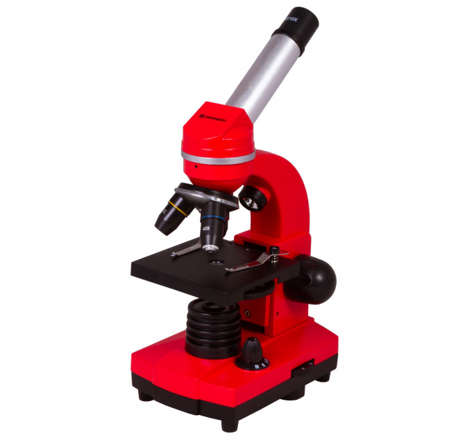 Микроскоп Bresser Junior Biolux SEL 40–1600x, красный, 74320, от производителя BRESSER