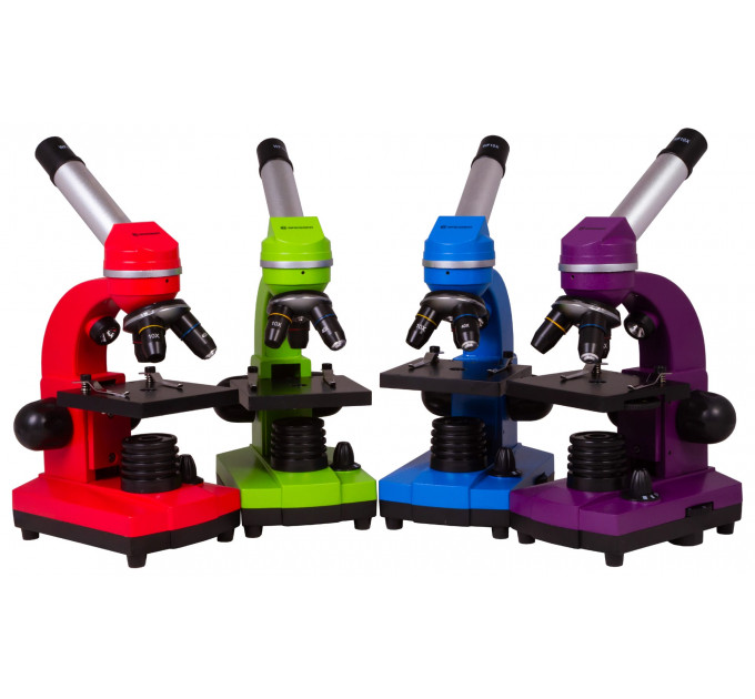 Микроскоп Bresser Junior Biolux SEL 40–1600x, красный, 74320, от производителя BRESSER