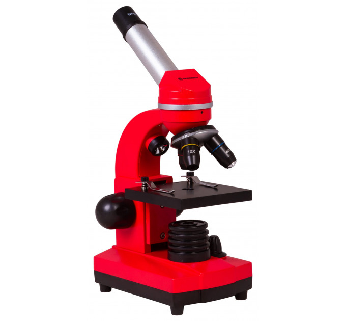 Микроскоп Bresser Junior Biolux SEL 40–1600x, красный, 74320, от производителя BRESSER