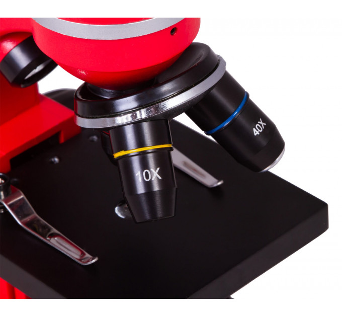 Микроскоп Bresser Junior Biolux SEL 40–1600x, красный, 74320, от производителя BRESSER