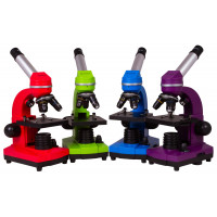 Микроскоп Bresser Junior Biolux SEL 40–1600x, фиолетовый