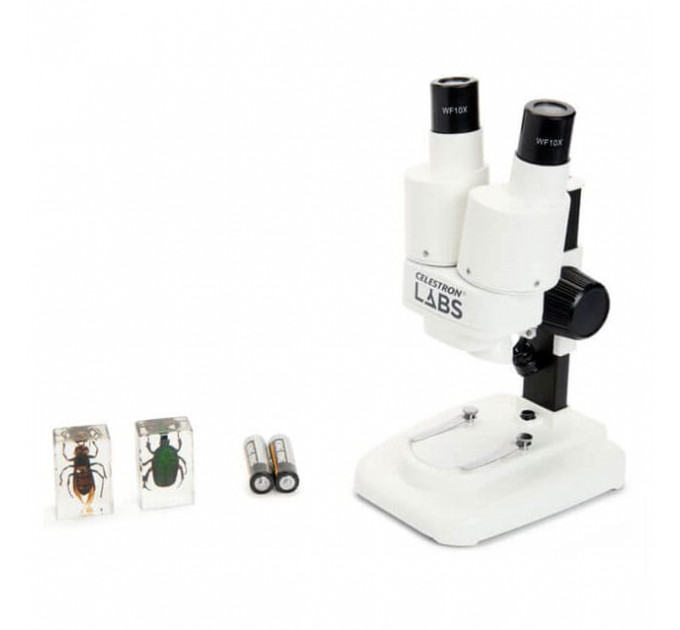 Микроскоп стереоскопический Celestron LABS S20, бинокулярный, 75247, от производителя Celestron