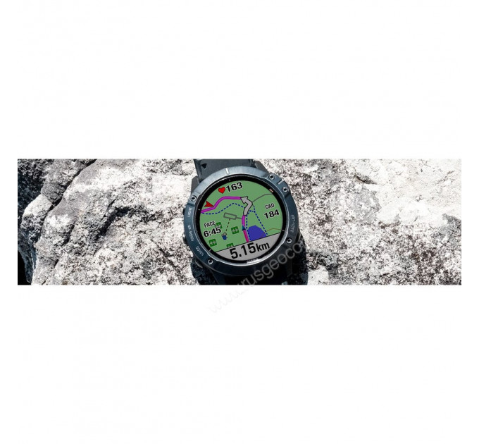 Часы Garmin Fenix 6 Pro Solar черные с серым ремешком, 100112, от производителя Garmin