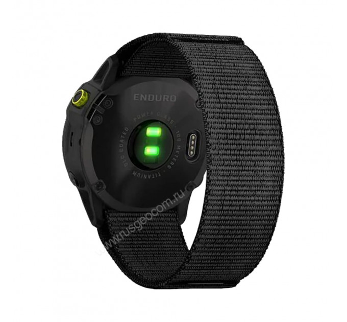 Часы Garmin Enduro титановый корпус с угольно-серым DLC-покрытием и черный нейлоновый ремешок UltraFit, 106785, от производителя Garmin