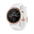 Часы Garmin Fenix 5S Plus розовое золото с белым ремешком, 85076, от производителя Garmin
