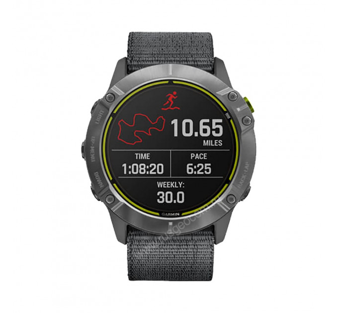 Часы Garmin Enduro стальной корпус и серый нейлоновый ремешок UltraFit, 106780, от производителя Garmin