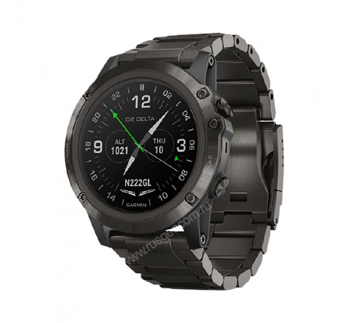 Часы Garmin D2 Delta PX для пилотов с титановым DLC ремешком, 98682, от производителя Garmin