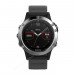 Часы Garmin Fenix 5 серебристые с черным ремешком, 100127, от производителя Garmin