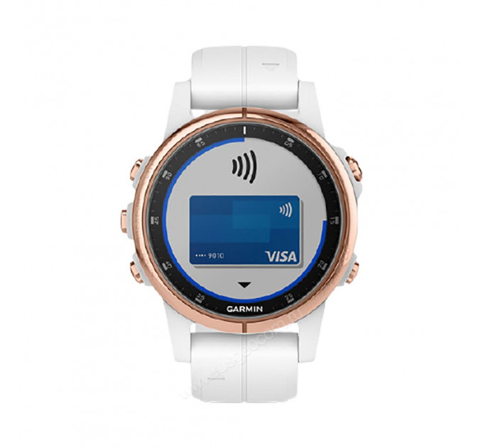 Часы Garmin Fenix 5S Plus розовое золото с белым ремешком, 85076, от производителя Garmin