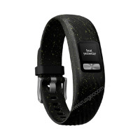 Фитнес-браслет Garmin Vivofit 4 черный с блестками стандартного размера