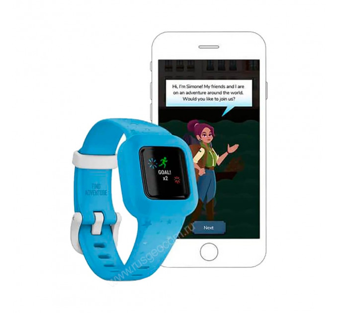 Фитнес-браслет Garmin Vivofit JR 3 Blue Stars, 107928, от производителя Garmin