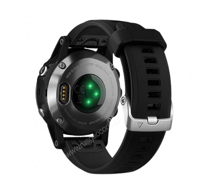 Часы Garmin Fenix 5 Plus серебристые с черным ремешком, 95317, от производителя Garmin