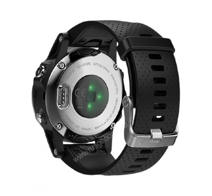 Часы Garmin Fenix 5S серебристые с черным ремешком, 81376, от производителя Garmin