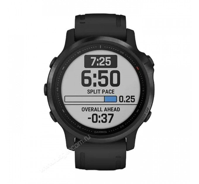Часы Garmin Fenix 6S Pro черный с черным ремешком, 100123, от производителя Garmin