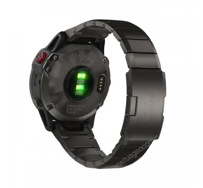 Часы Garmin Fenix 6 Pro Solar титановый DLC карбон с DLC титановым ремешком, 100113, от производителя Garmin